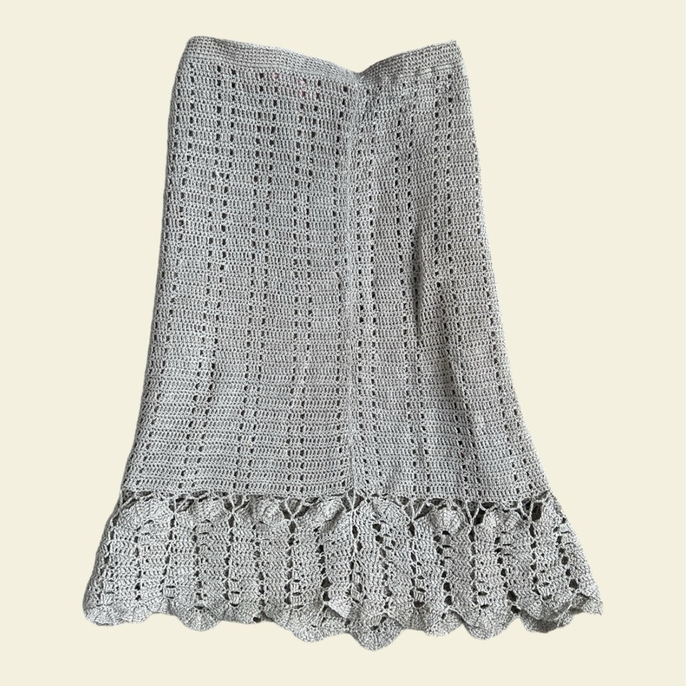 Crochet early 2000s long skirt